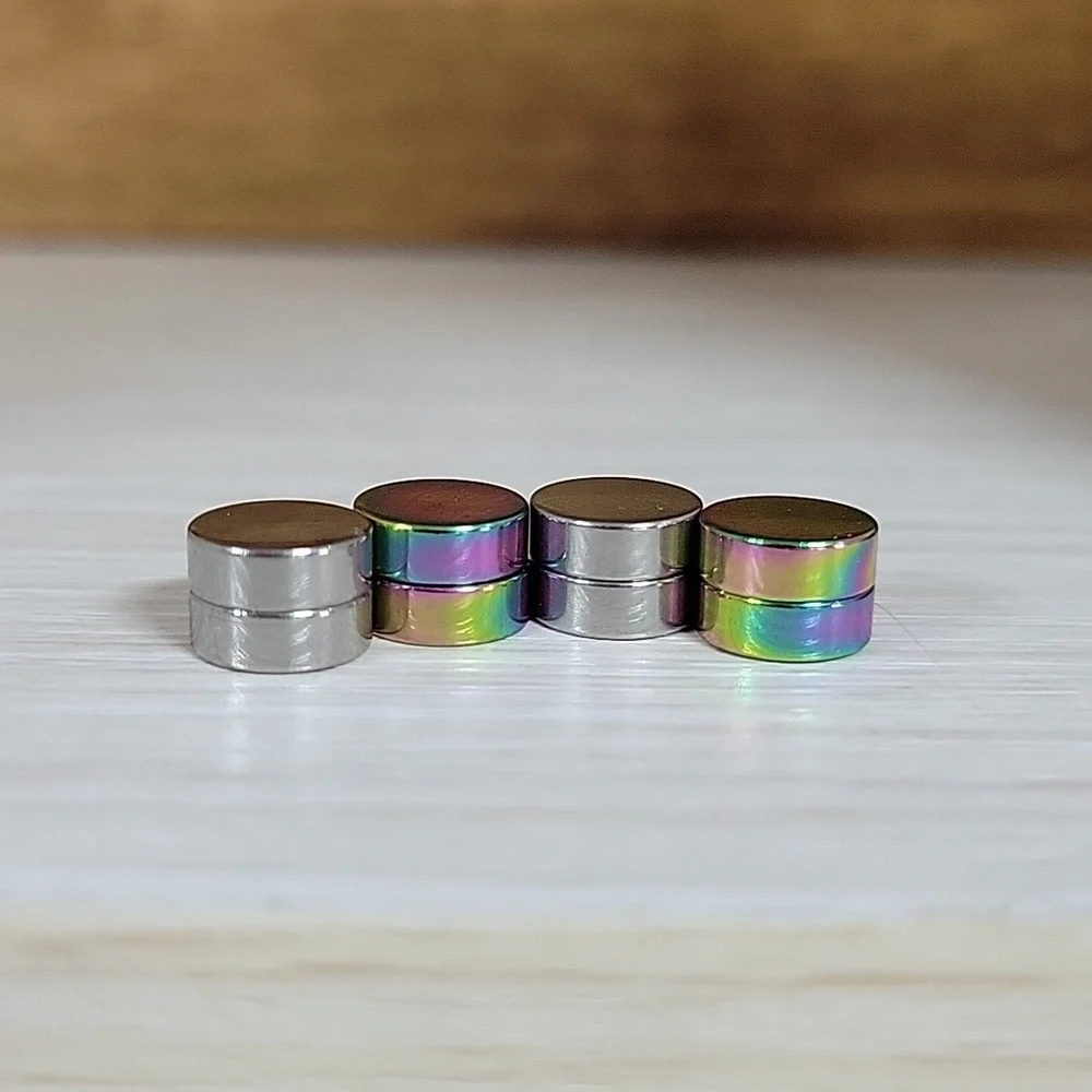 MAGNETIC GAUGE ILLUSION EARRINGS, nonpierced